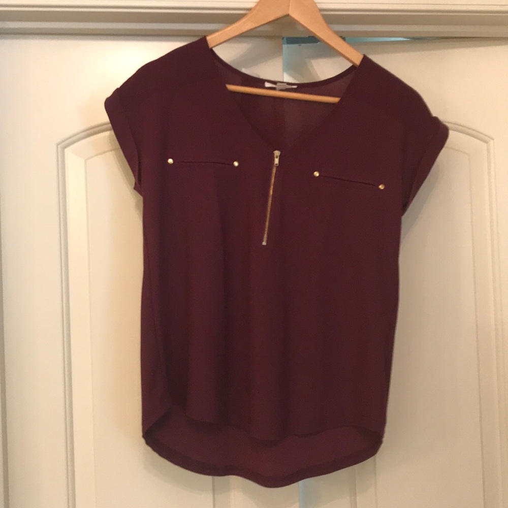 Plum blouse